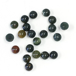 Gemstone Cabochon - Round 05MM BLOODSTONE