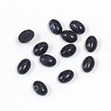 Man-made Cabochon - Oval 07x5MM BLUE GOLDSTONE