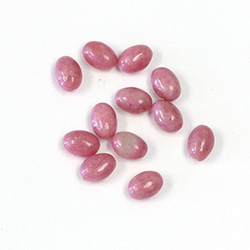 Gemstone Cabochon - Oval 07x5MM RHODONITE