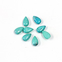 Gemstone Cabochon - Pear 08x5MM HOWLITE-DYED CHINESE TURQUOISE