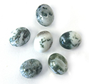 Gemstone Cabochon - Oval 10x8MM TREE AGATE Natural (B Quality)