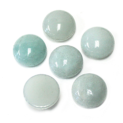 Gemstone Cabochon - Round 12MM AMAZONITE