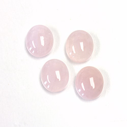 Gemstone Cabochon - Oval 12x10MM ROSE QUARTZ