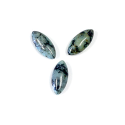 Gemstone Cabochon - Navette 15x7MM AFRICAN TURQUOISE