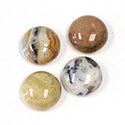 Gemstone Cabochon - Round 16MM MEXICAN CRAZY LACE AGATE