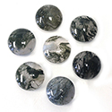 Gemstone Cabochon - Round 18MM MOSS AGATE