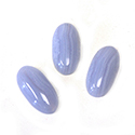 Gemstone Cabochon - Oval 20x10MM BLUE LACE AGATE