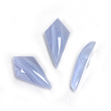 Gemstone Cabochon - Spear 24x12x5MM BLUE LACE AGATE