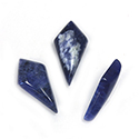 Gemstone Cabochon - Spear 24x12x5MM BLUE SODALITE