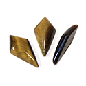 Gemstone Cabochon - Spear 24x12x5MM BROWN TIGEREYE