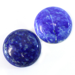 Gemstone Cabochon - Round 25MM LAPIS LAZULI