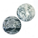 Gemstone Cabochon - Round 25MM TREE AGATE Natural (B Quality)