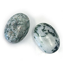 Gemstone Cabochon - Oval 25x18MM TREE AGATE Natural (B Quality)