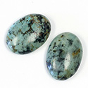 Gemstone Cabochon - Oval 25x18MM AFRICAN TURQUOISE