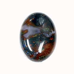 Gemstone Cabochon - Oval 30x22MM BLOODSTONE
