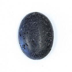 Gemstone Cabochon - Oval 30x22MM LAVA STONE BLACK