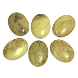 Gemstone Cabochon - Oval 40x30MM YELLOW TURQUOISE