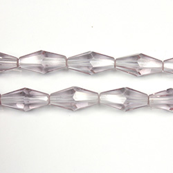 Chinese Cut Crystal Bead - Elongated Diamond 12x6 ALEXANDRITE