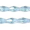 Chinese Cut Crystal Bead - Elongated Diamond 16x8MM ALEXANDRITE