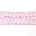 Chinese Cut Crystal Bead - Rondelle 04x6MM ROSALINE