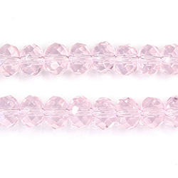 Chinese Cut Crystal Bead - Rondelle 06x8MM ROSALINE