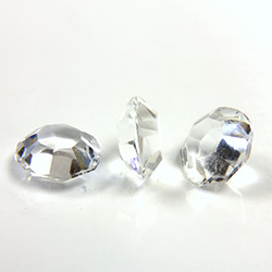 Cut Crystal Channel Stone Unfoiled - Round 39SS CRYSTAL