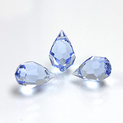 Preciosa Crystal Pendant - Pear 681 10x6MM LT SAPPHIRE