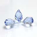 Preciosa Crystal Pendant - Pear 681 10x6MM LT SAPPHIRE