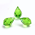 Preciosa Crystal Pendant - Pear 681 10x6MM PERIDOT