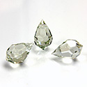 Preciosa Crystal Pendant - Pear 681 10x6MM VIRIDIAN