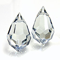 Preciosa Crystal Pendant - Pear 681 20x12MM LAGOON