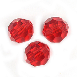 Czech Crystal Bead Regular Cut - Round 08MM LT SIAM
