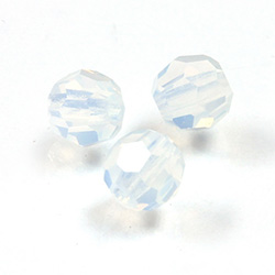 Preciosa Crystal Bead Regular Cut - Round 04MM WHITE OPAL