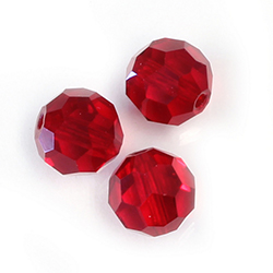 Czech Crystal Bead Regular Cut - Round 08MM SIAM
