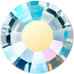Preciosa Crystal Flat Back Hotfix VIVA12&reg; Chaton Rose - 20SS SILSVER AQUAMARINE AB