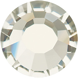 Preciosa Crystal Flat Back VIVA12&reg; Chaton Rose - 12SS BLACK DIAMOND