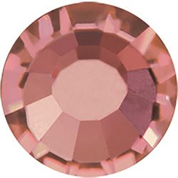 Preciosa Crystal Flat Back VIVA12&reg; Chaton Rose - 34SS LIGHT BURGUNDY