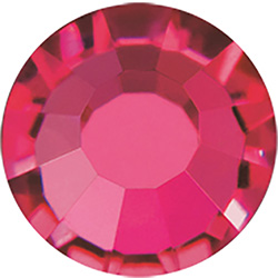 Preciosa Crystal Flat Back VIVA12&reg; Chaton Rose - 12SS RUBY
