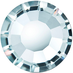 Preciosa Crystal Flat Back Hotfix VIVA12&reg; Chaton Rose - 12SS SILVER AQUAMARINE