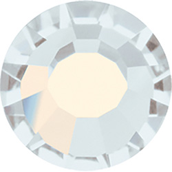 Preciosa Crystal Flat Back Hotfix VIVA12&reg; Chaton Rose - 06SS WHITE OPAL