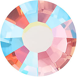 Preciosa Crystal Flat Back Hotfix VIVA12&reg; Chaton Rose - 08SS LIGHT ROSE AB