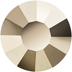 Preciosa Crystal Flat Back Hotfix VIVA12&reg; Chaton Rose - 08SS STARLITE GOLD