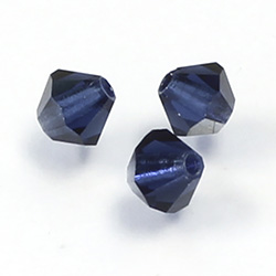 Preciosa Crystal Bead - Bicone 04MM DARK INDIGO