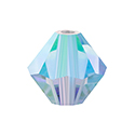 Preciosa Crystal Bead - Bicone 04MM 2X COATED OPAL LT SAPPHIRE AB