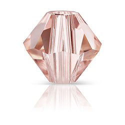 Preciosa Crystal Bead - Bicone 03MM ROSE PEACH