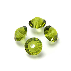 Preciosa Crystal Bead - Spacer 05x3MM OLIVINE