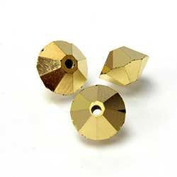 Preciosa Crystal Bead - Spacer 06x4MM AURUM