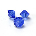 Preciosa Crystal Bead - Spacer 06x4MM SAPPHIRE