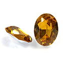 Preciosa Crystal Point Back Fancy Stone - Oval 18x13MM TOPAZ