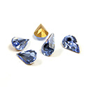 Preciosa Crystal Point Back Fancy Stone - Pear 08x4.8MM LT SAPPHIRE